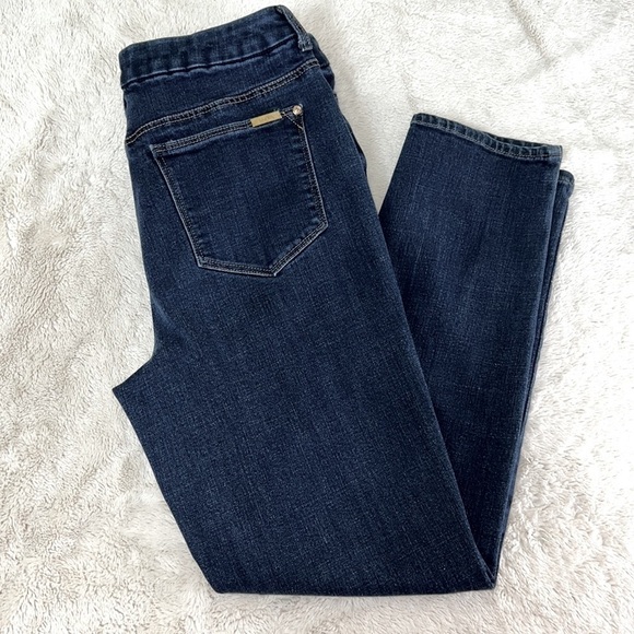 Chico’s So Slimming Girlfriend Ankle Denim Blue Jeans-Sz 0.5 ( Small/6) - Picture 4 of 12
